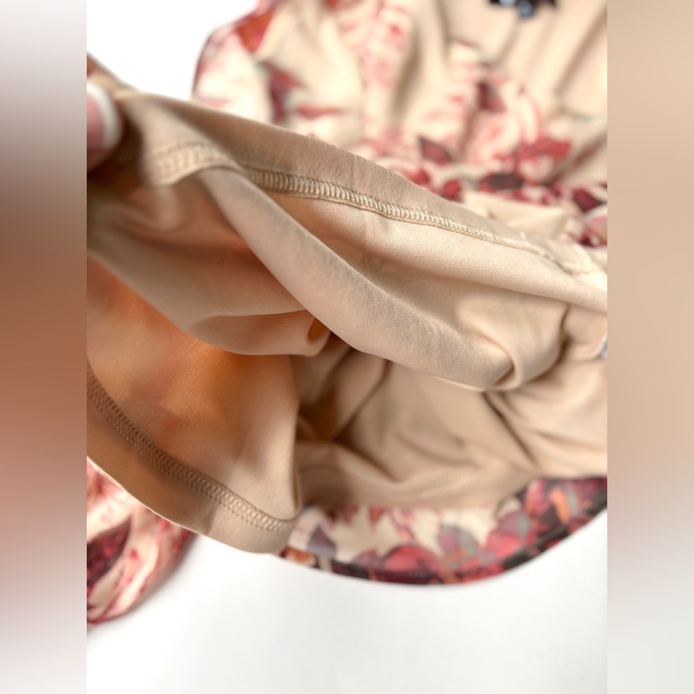 Lulus Earth Tone “Shifting Dears” Floral Feminine Bohemian Shift Dress NWT - Picture 13 of 15